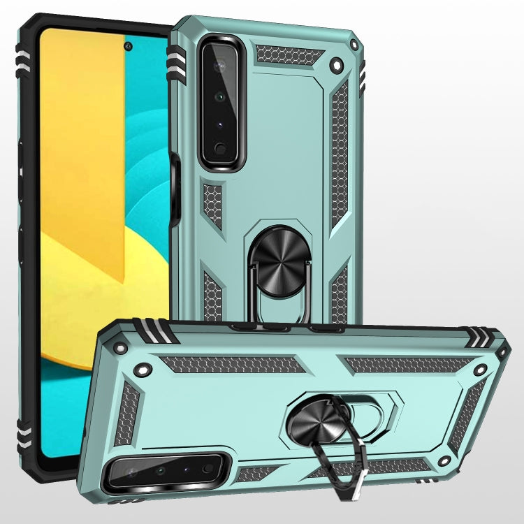 For LG Stylo 7 5G Shockproof TPU + PC Protective Case with 360 Degree Rotating Holder