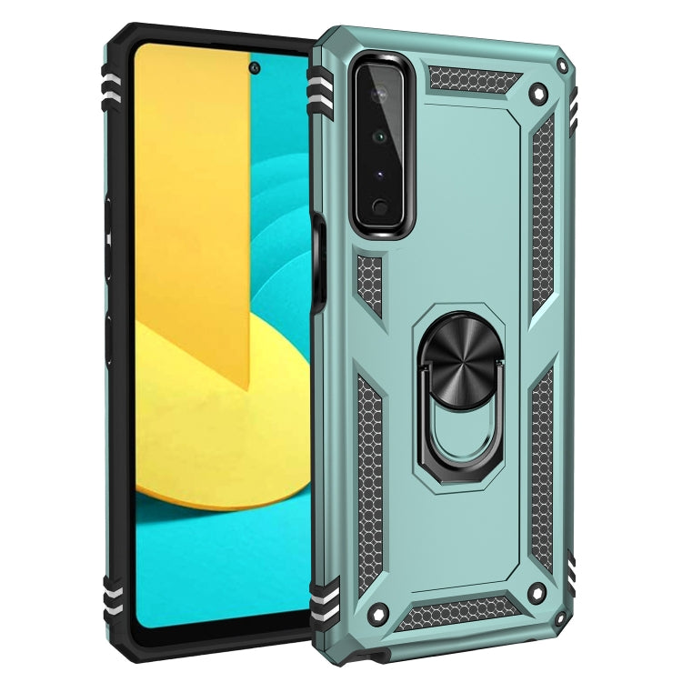 For LG Stylo 7 5G Shockproof TPU + PC Protective Case with 360 Degree Rotating Holder