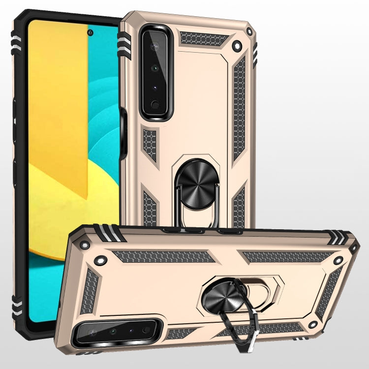 For LG Stylo 7 5G Shockproof TPU + PC Protective Case with 360 Degree Rotating Holder