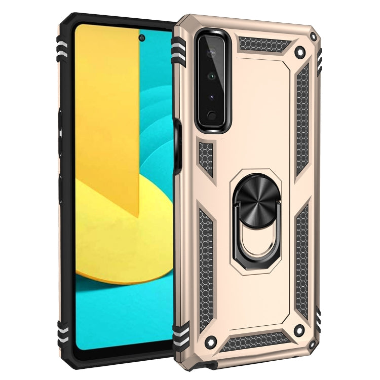 For LG Stylo 7 5G Shockproof TPU + PC Protective Case with 360 Degree Rotating Holder