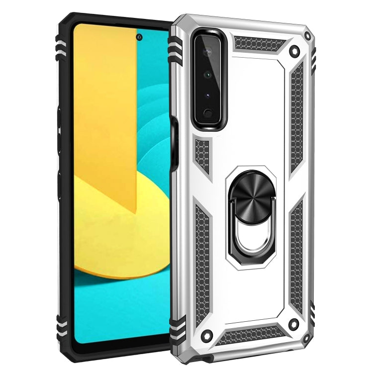 For LG Stylo 7 5G Shockproof TPU + PC Protective Case with 360 Degree Rotating Holder
