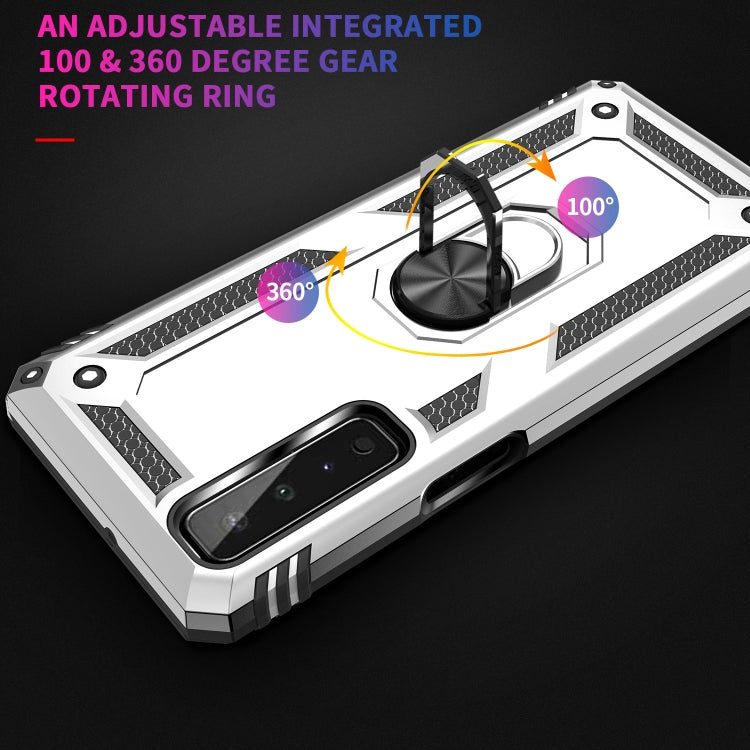 For LG Stylo 7 5G Shockproof TPU + PC Protective Case with 360 Degree Rotating Holder