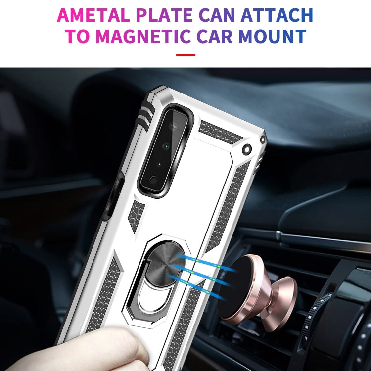 For LG Stylo 7 5G Shockproof TPU + PC Protective Case with 360 Degree Rotating Holder