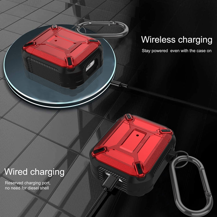 Wireless Earphones Shockproof King Kong Armor Silicone Protective Case For AirPods Pro