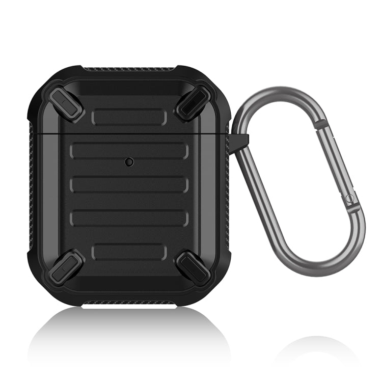 Wireless Earphones Shockproof Sharp Sword Armor Silicone Protective Case For AirPods 1/2