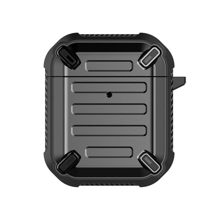 Wireless Earphones Shockproof Sharp Sword Armor Silicone Protective Case For AirPods 1/2