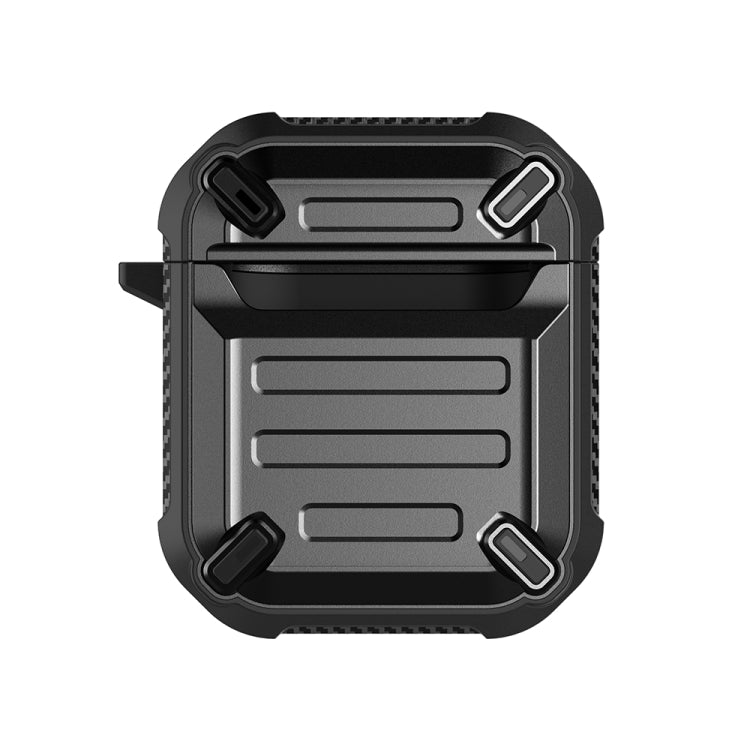 Wireless Earphones Shockproof Sharp Sword Armor Silicone Protective Case For AirPods 1/2