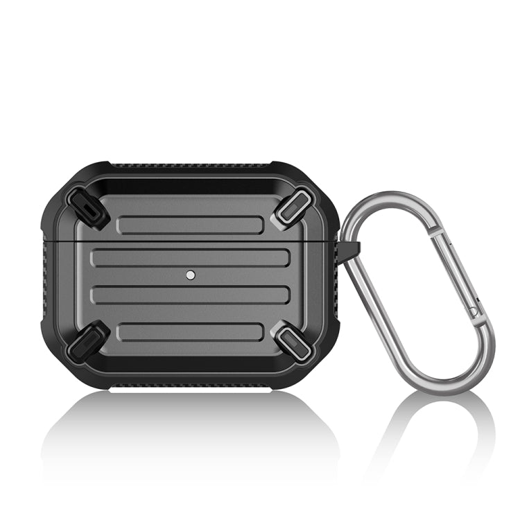 Wireless Earphones Shockproof Sharp Sword Armor Silicone Protective Case For AirPods Pro