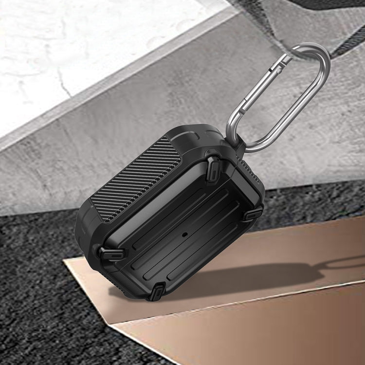 Wireless Earphones Shockproof Sharp Sword Armor Silicone Protective Case For AirPods Pro