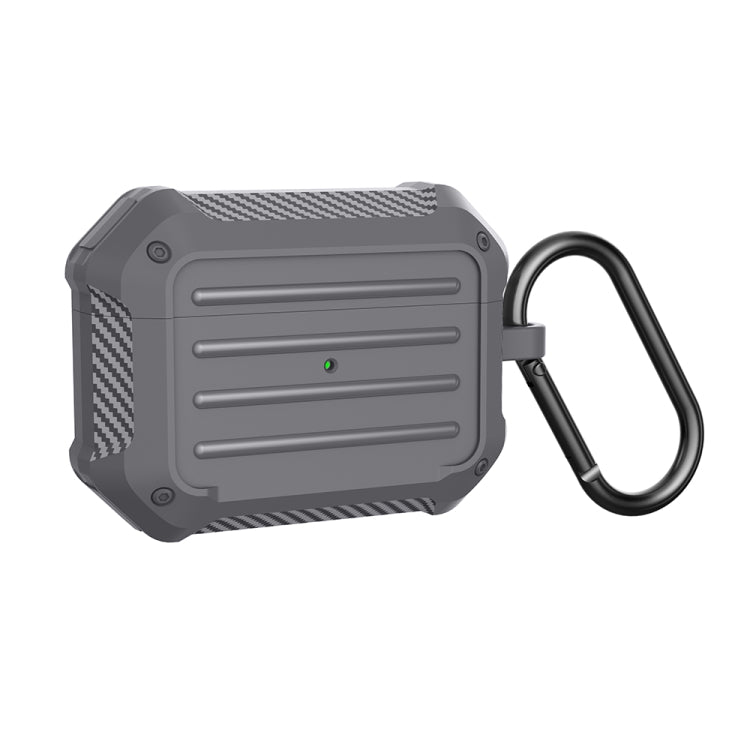 Wireless Earphones Shockproof Carbon Fiber Luggage TPU Protective Case For AirPods Pro