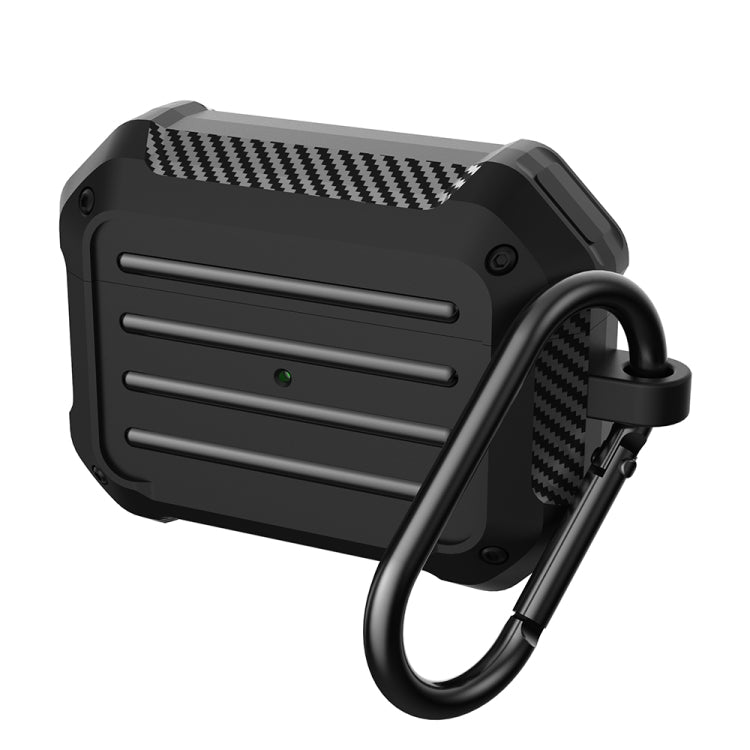 Wireless Earphones Shockproof Carbon Fiber Luggage TPU Protective Case For AirPods Pro