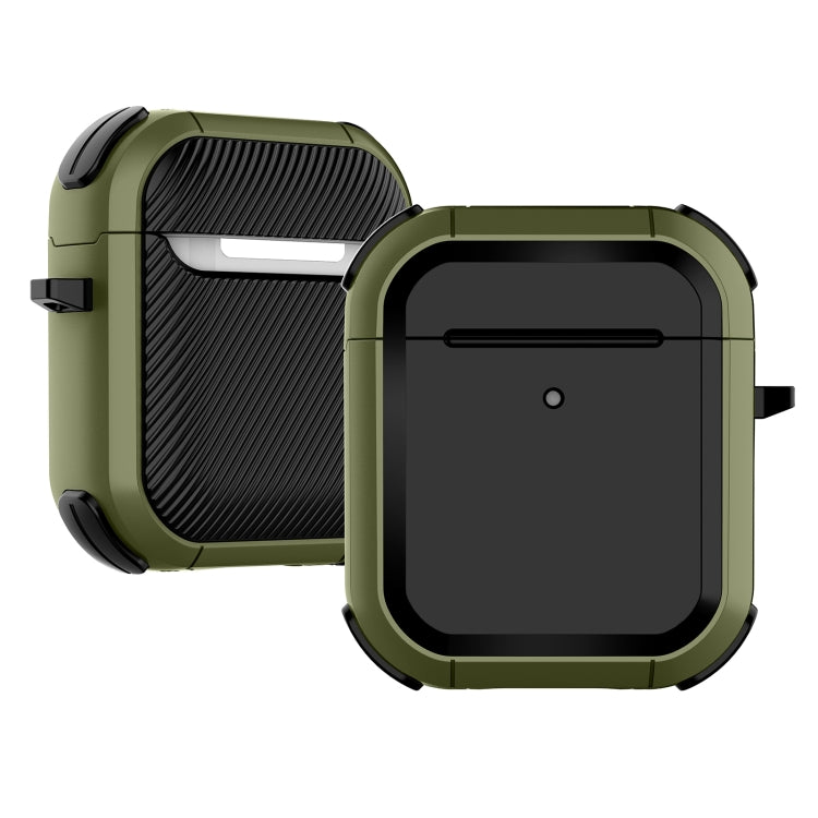 Wireless Earphones Shockproof Thunder Mecha TPU Protective Case For AirPods 1/2