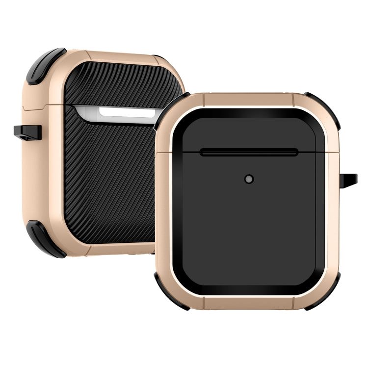 Wireless Earphones Shockproof Thunder Mecha TPU Protective Case For AirPods 1/2