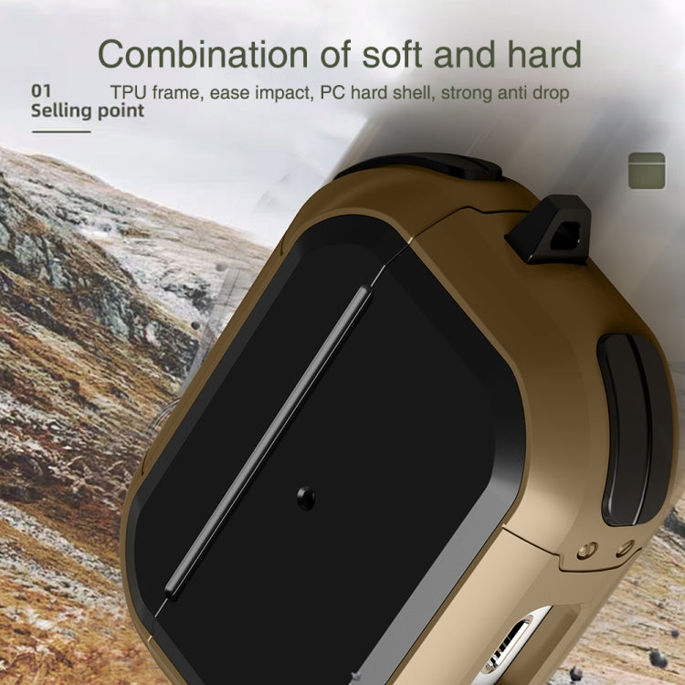 Wireless Earphones Shockproof Thunder Mecha TPU Protective Case For AirPods Pro