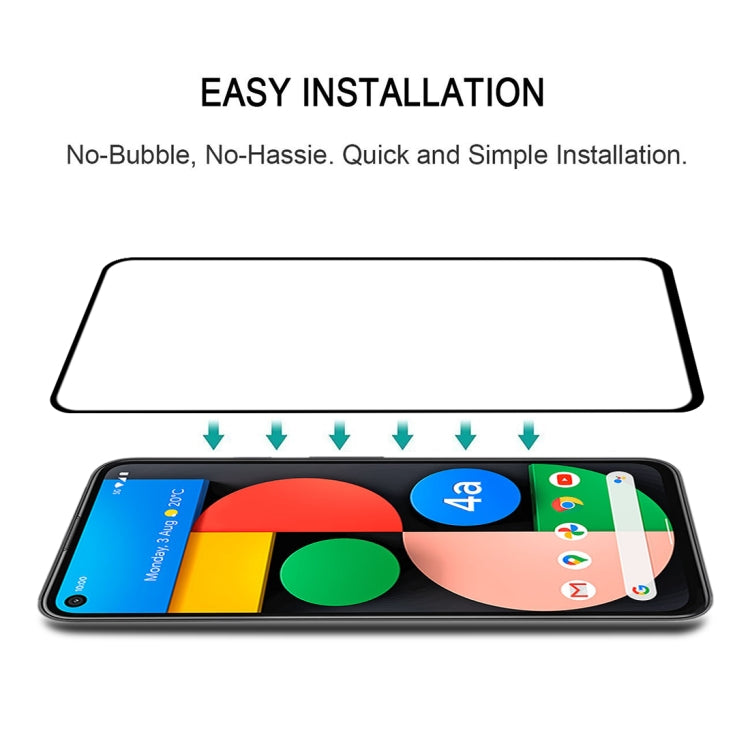For Google Pixel 4a 5G 25 PCS Full Glue Full Screen Tempered Glass Film