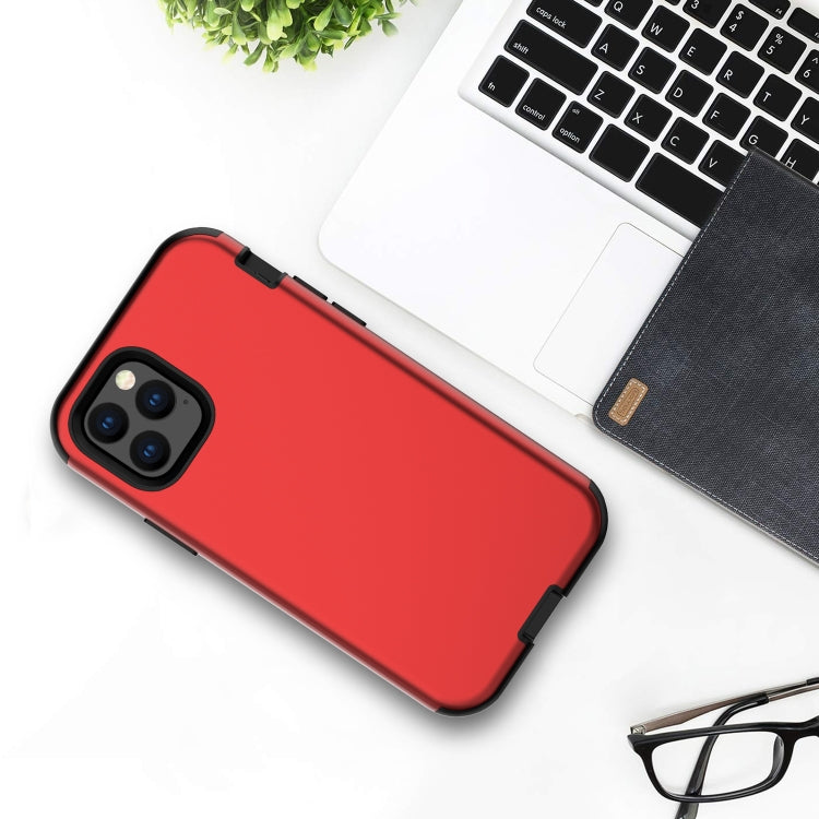 For iPhone 11 Pro 3 in 1 Leather Oil TPU + PC Shockproof Case