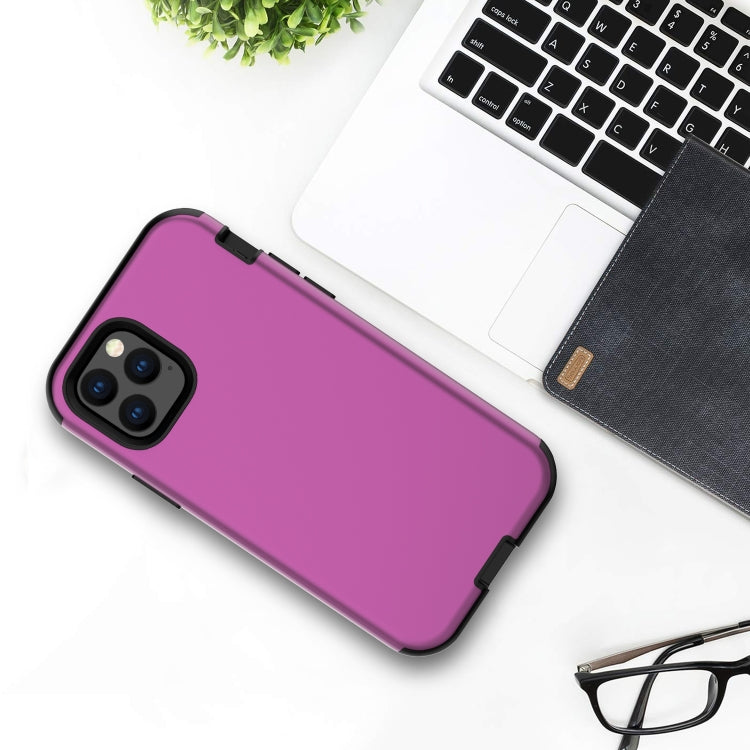 For iPhone 11 Pro 3 in 1 Leather Oil TPU + PC Shockproof Case