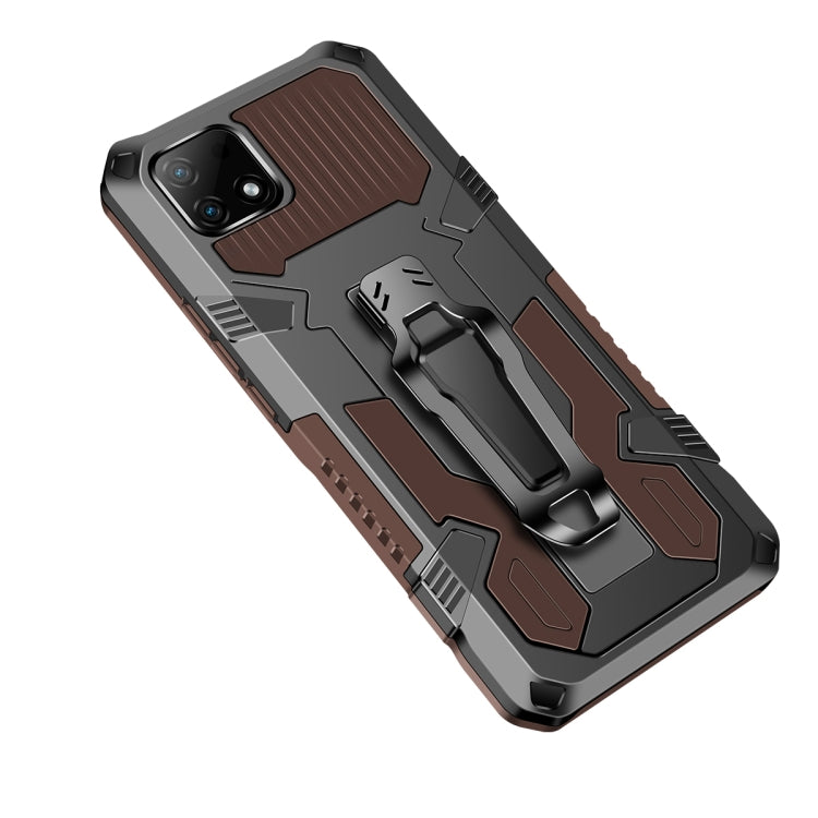 For OPPO Realme C21 / C20 Armor Warrior Shockproof PC + TPU Protective Case