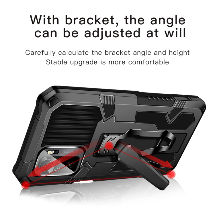 For OPPO Realme C21 / C20 Armor Warrior Shockproof PC + TPU Protective Case