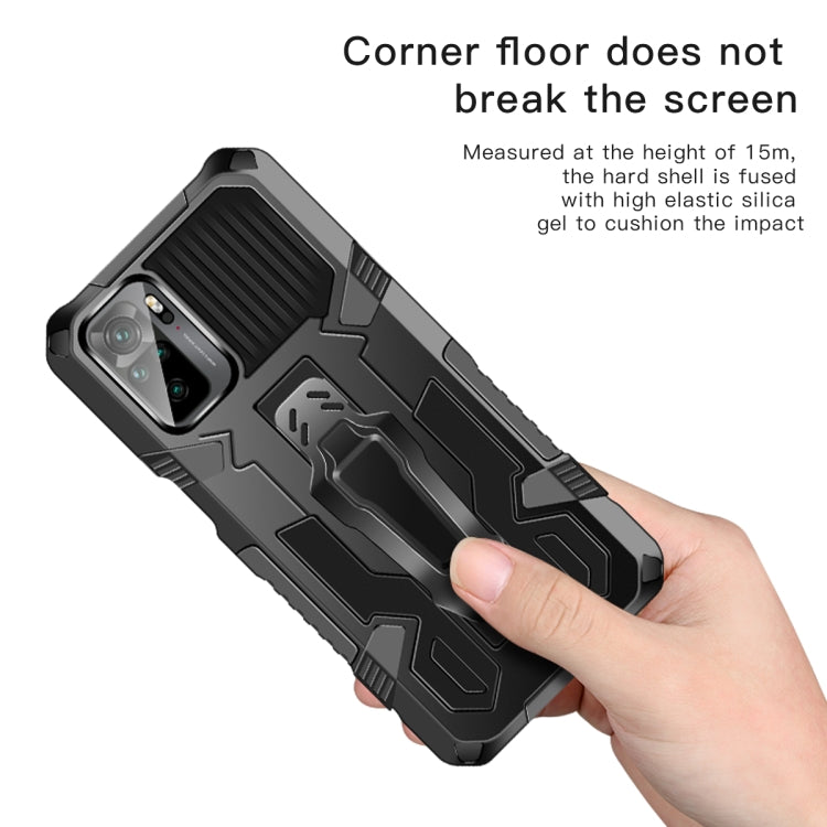 For OPPO Realme C21 / C20 Armor Warrior Shockproof PC + TPU Protective Case
