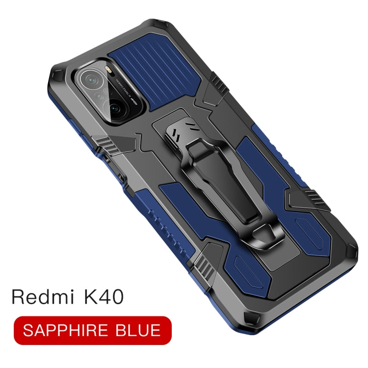 For Xiaomi Redmi K40 / K40 Pro Armor Warrior Shockproof PC + TPU Protective Case