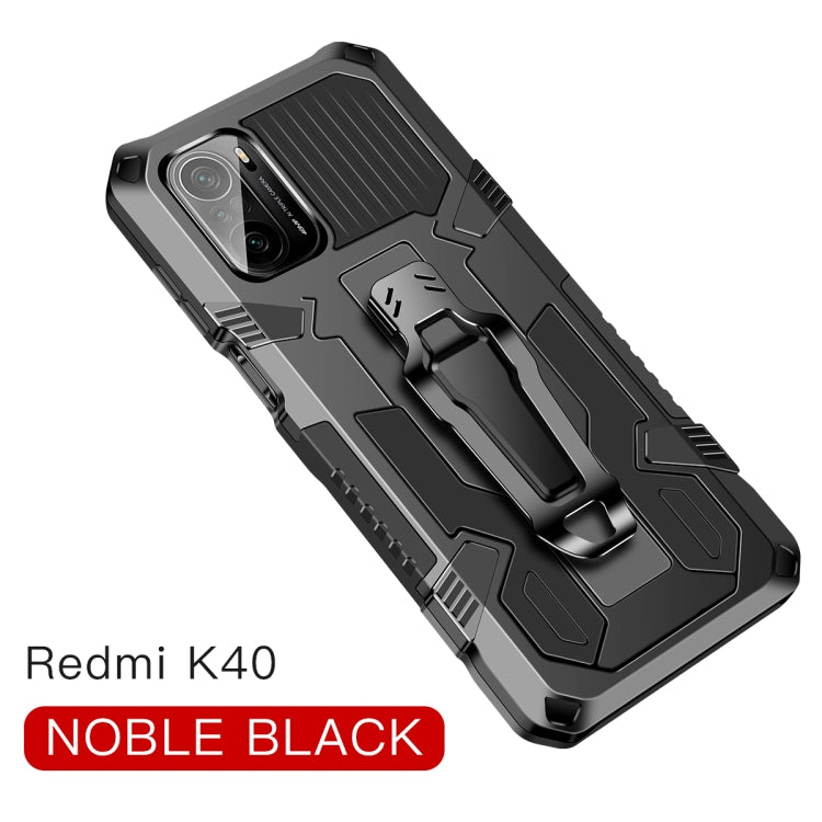 For Xiaomi Redmi K40 / K40 Pro Armor Warrior Shockproof PC + TPU Protective Case