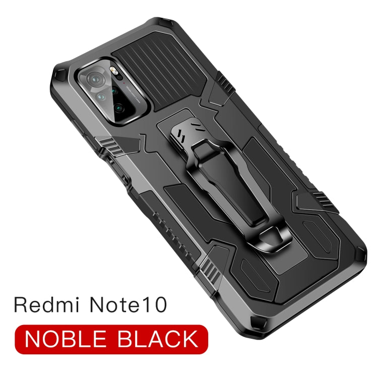 For Xiaomi Redmi Note 10 / 10S Armor Warrior Shockproof PC + TPU Protective Case