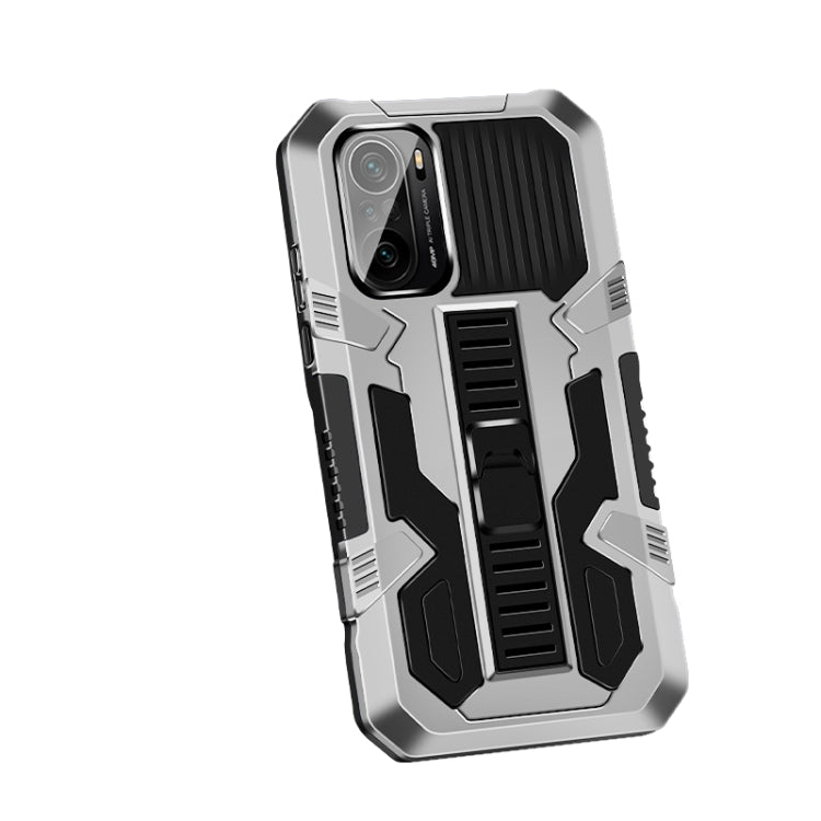 For Xiaomi Mi 11X Vanguard Warrior All Inclusive Double-color Shockproof TPU + PC Protective Case with Holder