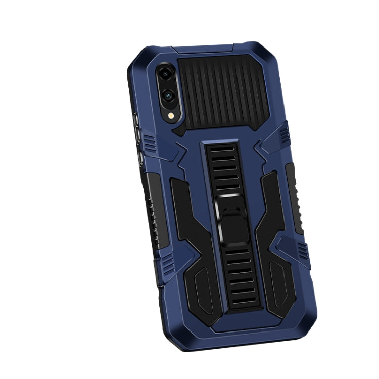 For Samsung Galaxy A02 / M02 Vanguard Warrior All Inclusive Double-color Shockproof TPU + PC Protective Case with Holder