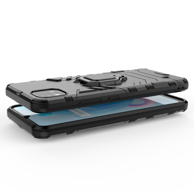 For OPPO Realme C20 PC + TPU Shockproof Protective Case with Magnetic Ring Holder
