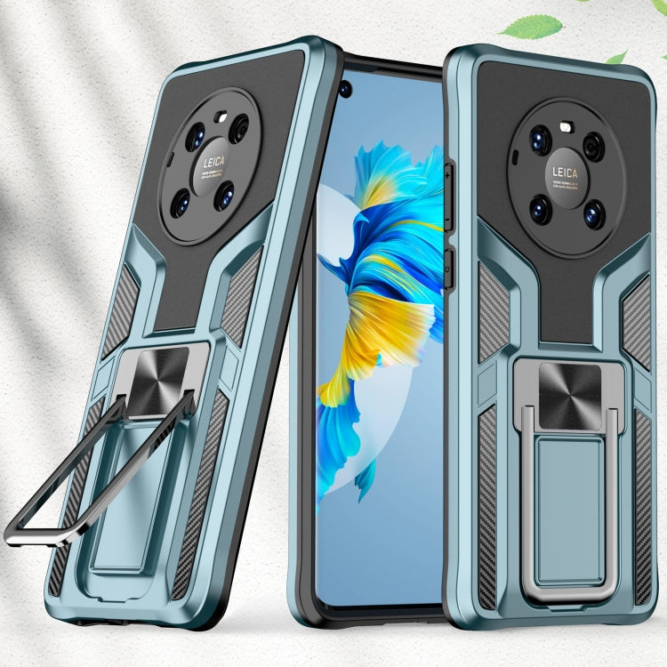 For Huawei Mate 40 Armor 2 in 1 PC + TPU Magnetic Shockproof Case with Foldable Holder