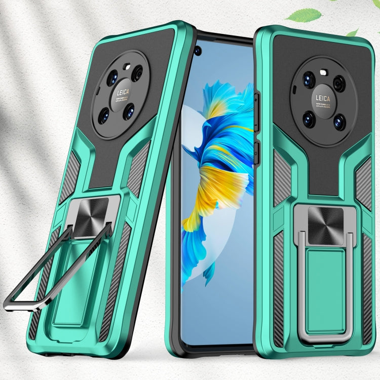 For Huawei Mate 40 Armor 2 in 1 PC + TPU Magnetic Shockproof Case with Foldable Holder