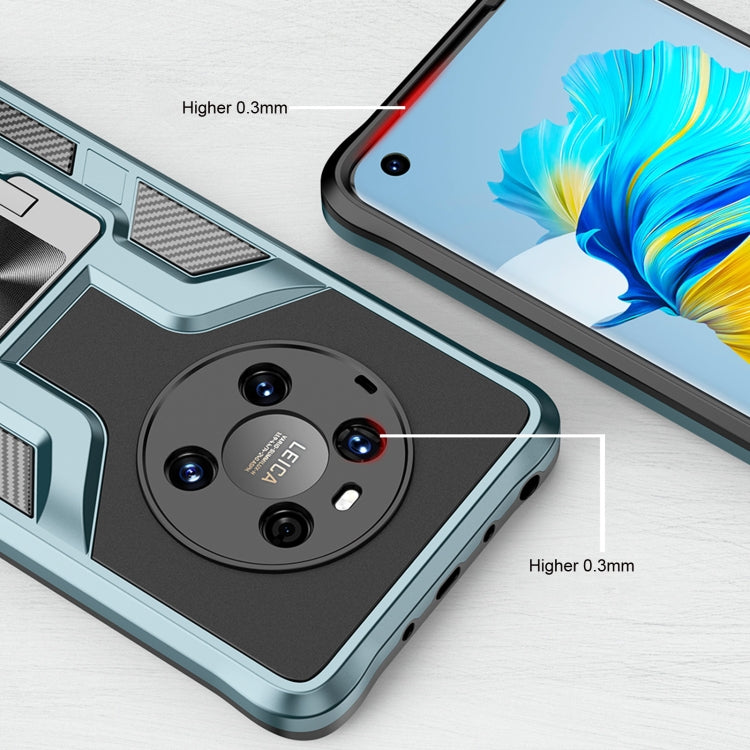 For Huawei Mate 40 Armor 2 in 1 PC + TPU Magnetic Shockproof Case with Foldable Holder
