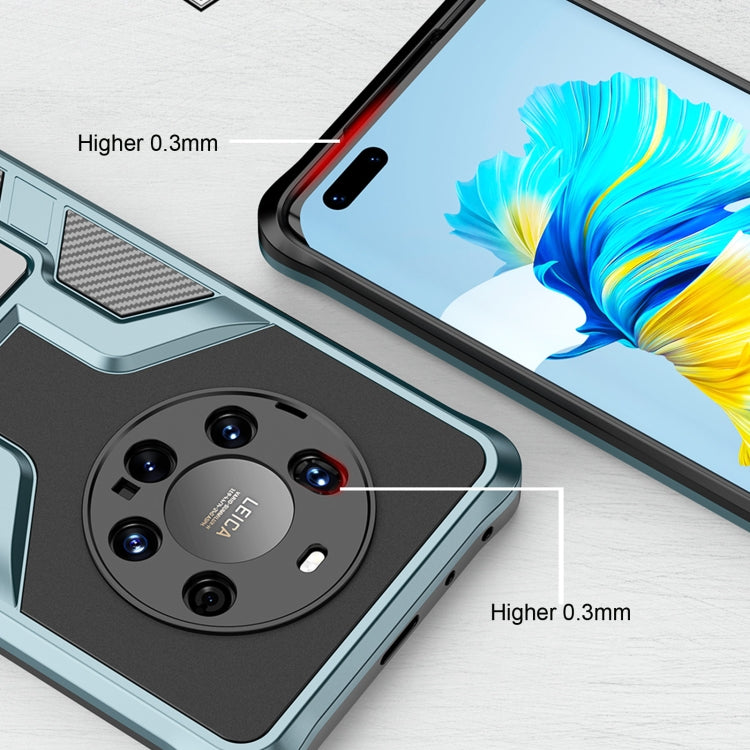 For Huawei Mate 40 Pro+ Armor 2 in 1 PC + TPU Magnetic Shockproof Case with Foldable Holder