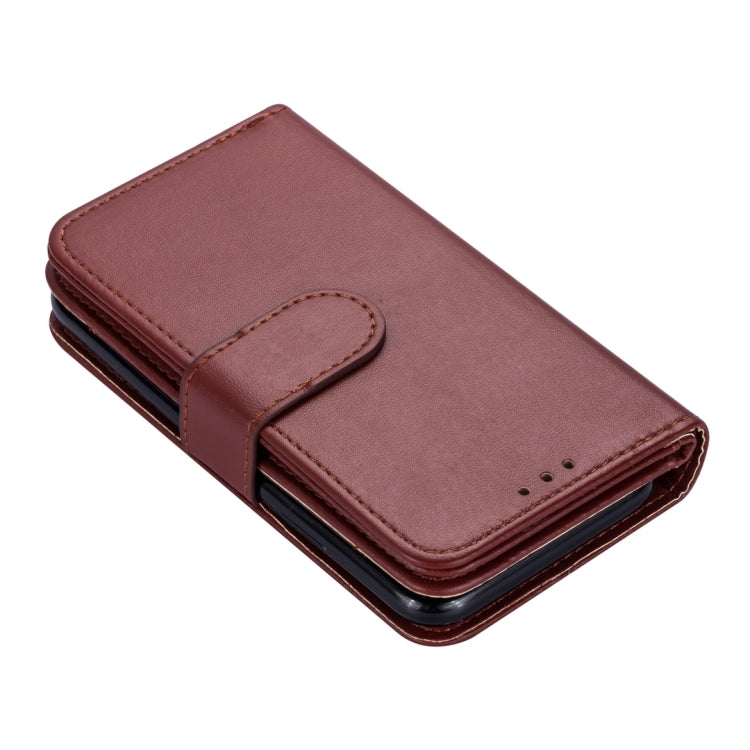 For Huawei P20 Pro Ultra-thin 9 Card Horizontal Flip Leather Case, with Card Slots & Holder & Lanyard