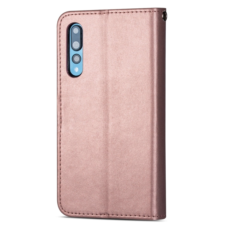 For Huawei P20 Pro Ultra-thin 9 Card Horizontal Flip Leather Case, with Card Slots & Holder & Lanyard