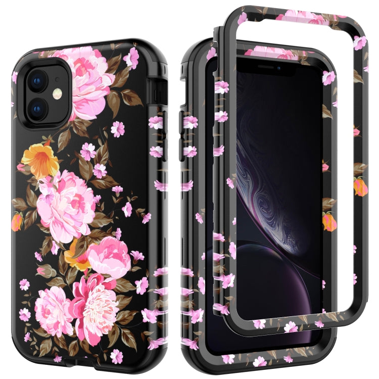 For iPhone 11 3 in 1 Water Stick Style Armor Full Coverage Shockproof Case