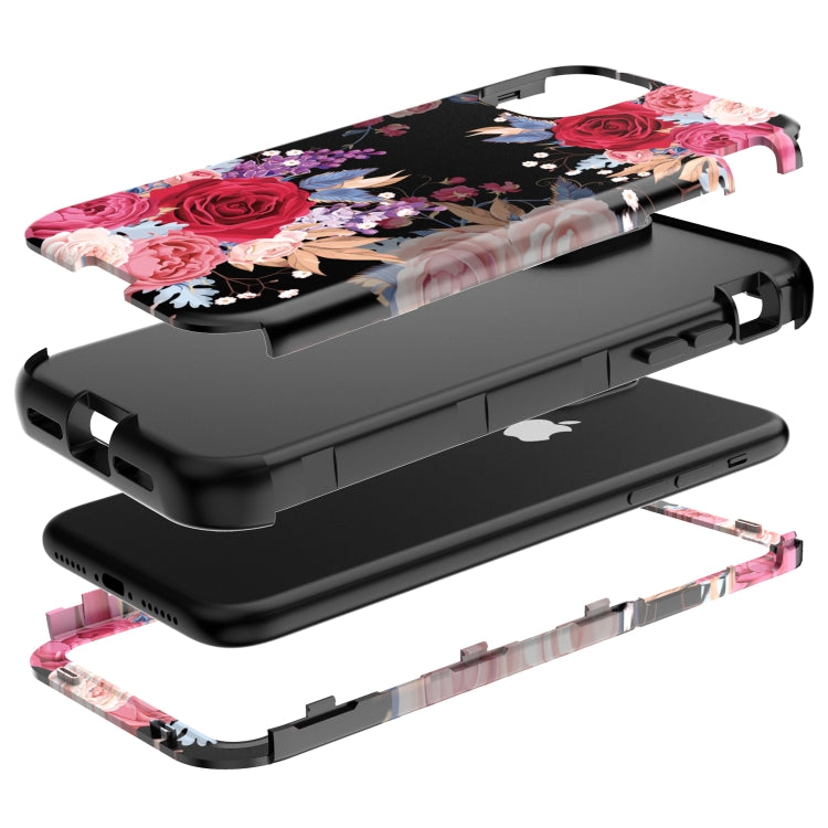 For iPhone 11 Pro Max 3 in 1 Water Stick Style Armor Full Coverage Shockproof Case