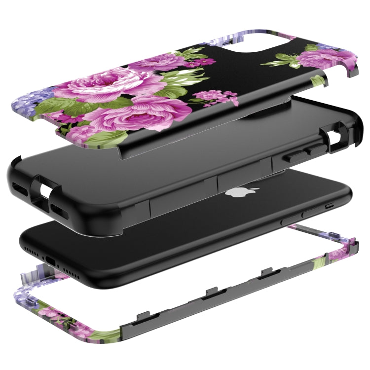 For iPhone 11 Pro 3 in 1 Water Stick Style Armor Full Coverage Shockproof Case