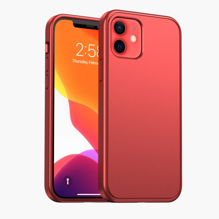 For iPhone 12 mini Car Painting Matte PC + TPU Shockproof Protective Case