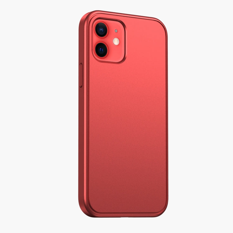 For iPhone 12 mini Car Painting Matte PC + TPU Shockproof Protective Case