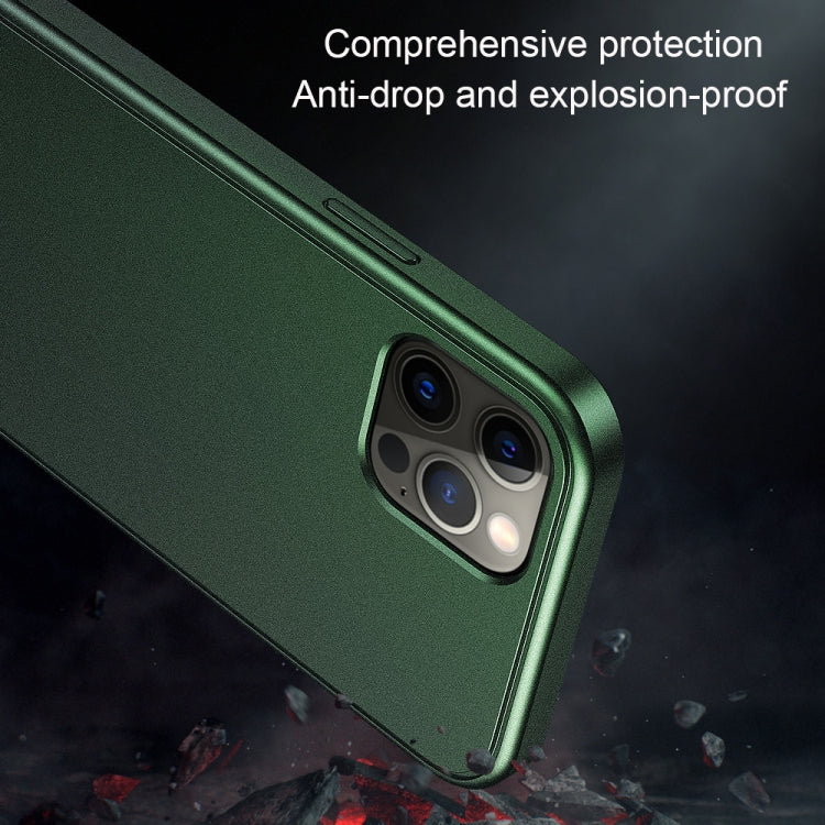 For iPhone 12 mini Car Painting Matte PC + TPU Shockproof Protective Case