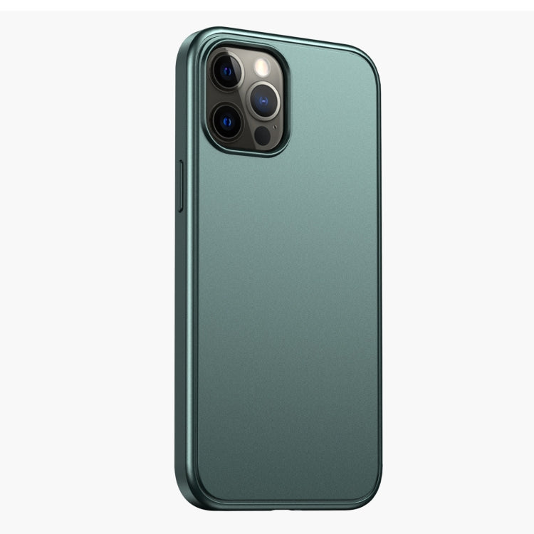 For iPhone 12 / 12 Pro Car Painting Matte PC + TPU Shockproof Protective Case
