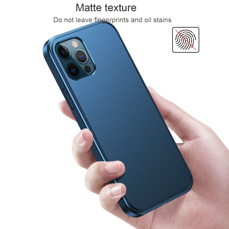 For iPhone 12 / 12 Pro Car Painting Matte PC + TPU Shockproof Protective Case