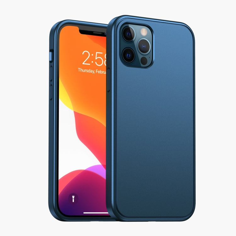 For iPhone 12 Pro Max Car Painting Matte PC + TPU Shockproof Protective Case
