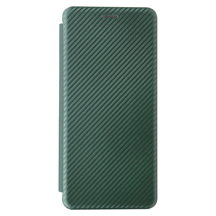 For LG Stylo 7 Carbon Fiber Texture Horizontal Flip TPU + PC + PU Leather Case with Card Slot