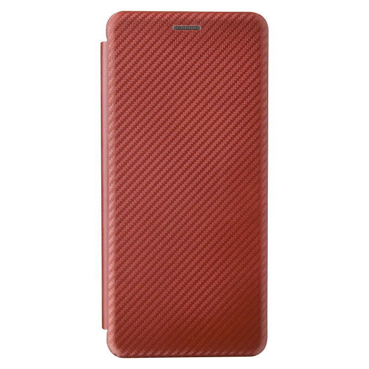 For LG Stylo 7 Carbon Fiber Texture Horizontal Flip TPU + PC + PU Leather Case with Card Slot