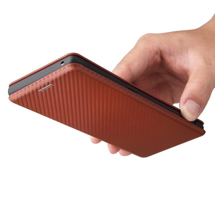 For OPPO Find X3 Neo Carbon Fiber Texture Horizontal Flip TPU + PC + PU Leather Case with Card Slot
