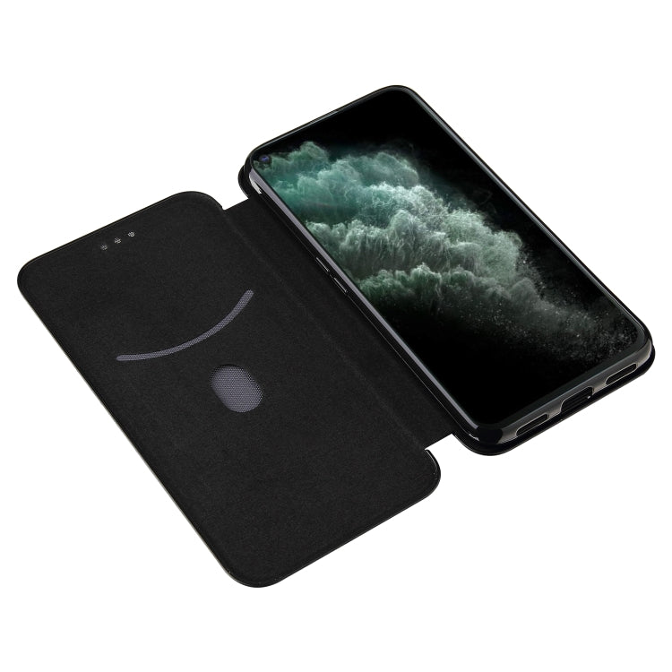 For Cubot C30 Carbon Fiber Texture Horizontal Flip TPU + PC + PU Leather Case with Card Slot