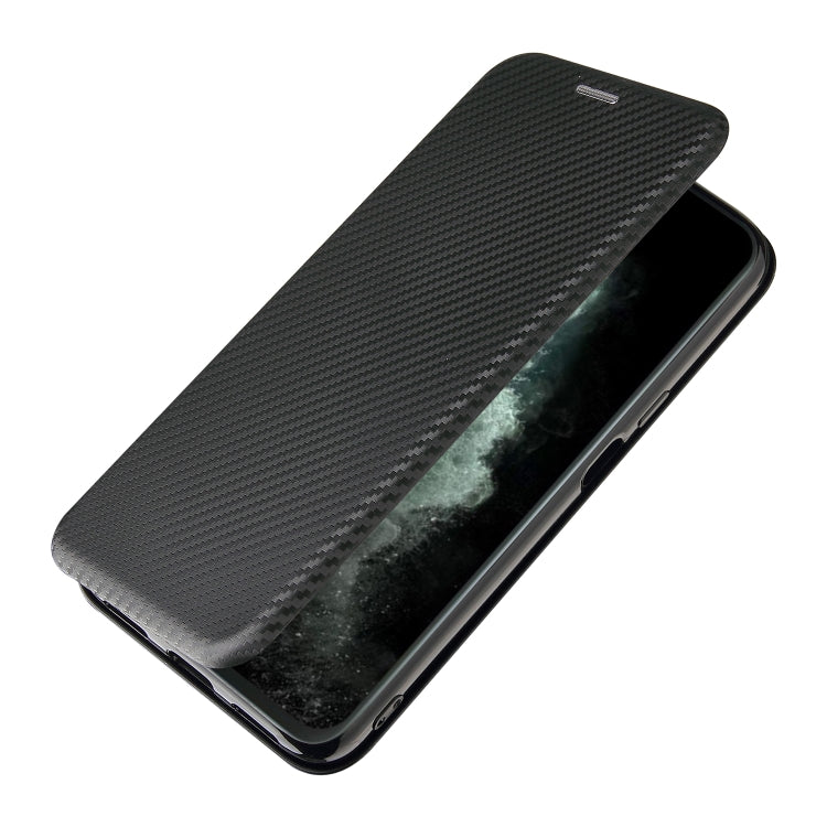 For Cubot C30 Carbon Fiber Texture Horizontal Flip TPU + PC + PU Leather Case with Card Slot